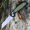 Best reviews of ✔️ Artisan Cutlery Artisan Falcon ATZ1809PBGN, 3.94" D2 Plain Blade, Green/Black Aluminum/G-10 Handle 👍
