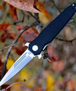 Discount 🔔 Artisan Cutlery Artisan Hornet ATZ1810PBKF, 3.54" D2 Steel Stone Wash Blade, Black G10 Handle ❤️