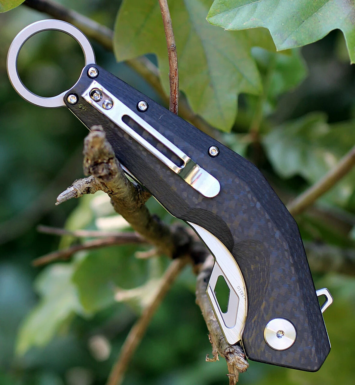 New 🎁 Artisan Cutlery Artisan Cobra ATZ1811GGYS, 3.15" S35VN Plain Blade, Carbon Fiber Handle 🤩 3 New 🎁 Artisan Cutlery Artisan Cobra ATZ1811GGYS, 3.15" S35VN Plain Blade, Carbon Fiber Handle 🤩 - Image 3