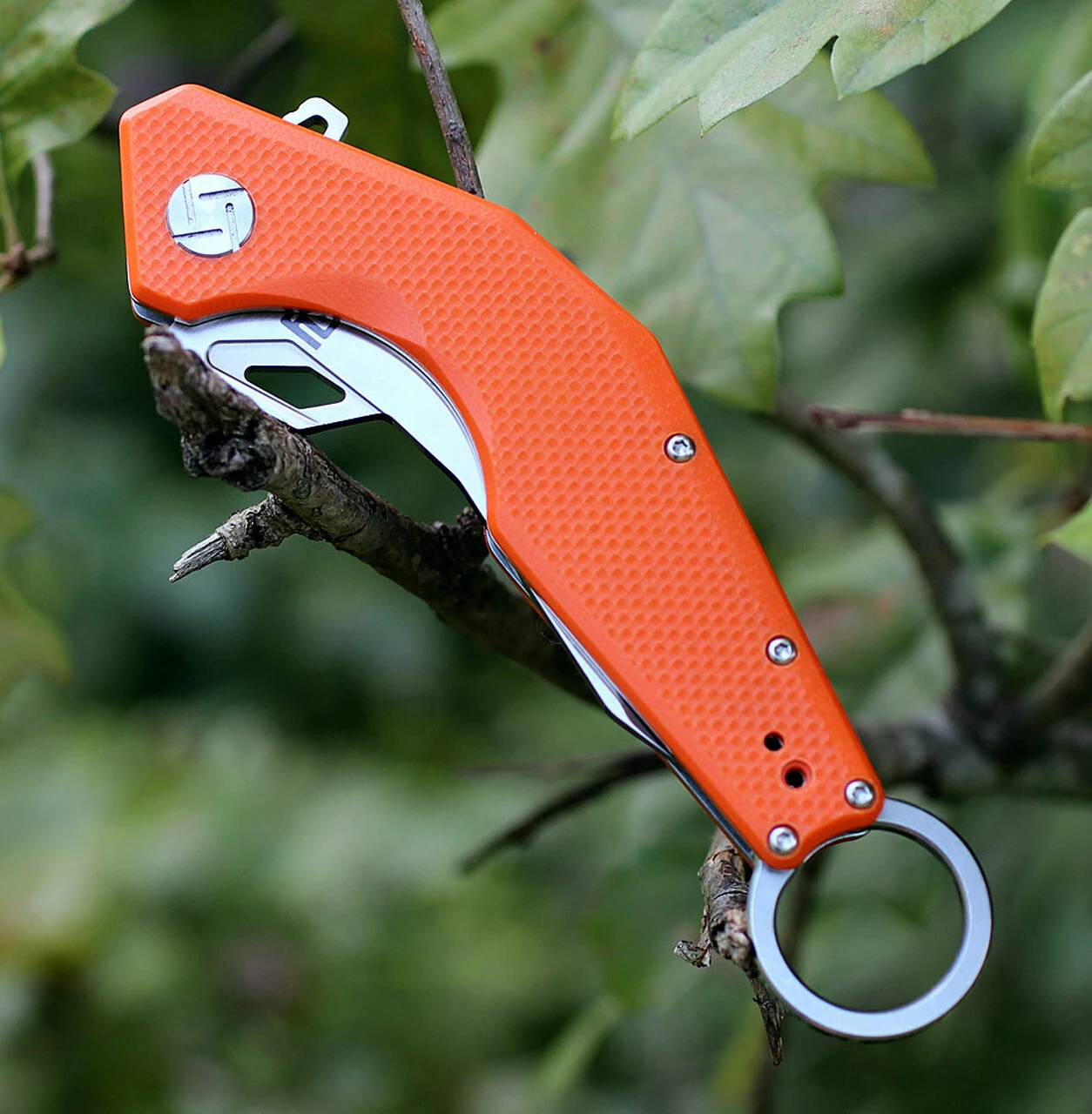 Best Sale 🎁 Artisan Cutlery Artisan Cobra ATZ1811POEF, 3.75" D2 Plain Blade, Flat Orange G-10 Handle 😍 3 Best Sale 🎁 Artisan Cutlery Artisan Cobra ATZ1811POEF, 3.75" D2 Plain Blade, Flat Orange G-10 Handle 😍 - Image 3