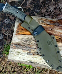 Discount ✨ Condor K-Tact Kukri Knife, 9.5" Satin 1075HC Blade, Green Canvas Micarta Handle, OD Green Kydex Belt Sheath 😍 -Automatic Knives shop 181210 85190.1566586169