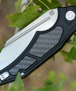 Deals 🎉 Artisan Cutlery Artisan Apache ATZ1813PBCF, 3.7" D2 Plain Blade, Black Aluminum/Carbon Fiber Handle 🎉 -Automatic Knives shop 1813pbcf.1 19395.1566586070