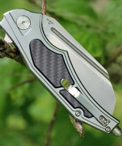 Budget 😀 Artisan Cutlery Artisan Apache ATZ1813PGCF, 3.7" D2 Plain Blade, Gray Aluminum/Carbon Fiber Handle 🔔 -Automatic Knives shop 1813pgcf 95036.1566586068