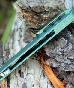 Coupon 🎉 Artisan Cutlery Artisan Tomahawk ATZ1815GGNS, 3.75" S35VN Plain Blade, Green Titanium Handle 🎁 -Automatic Knives shop 1815ggns 35231.1566585993