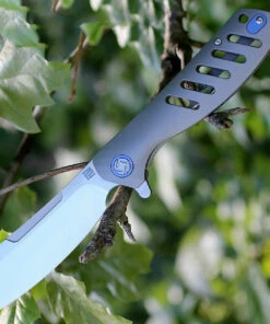 Outlet ❤️ Artisan Cutlery Artisan Tomahawk ATZ1815GGYM, 3.75" M390 Plain Blade, Gray Titanium Handle 😀