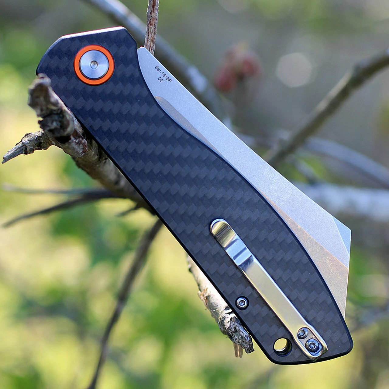 New ✔️ Artisan Cutlery Artisan Tomahawk ATZ1815PCF, 3.75" D2 Plain Blade, Carbon Fiber Handle 👍 4 New ✔️ Artisan Cutlery Artisan Tomahawk ATZ1815PCF, 3.75" D2 Plain Blade, Carbon Fiber Handle 👍 - Image 4