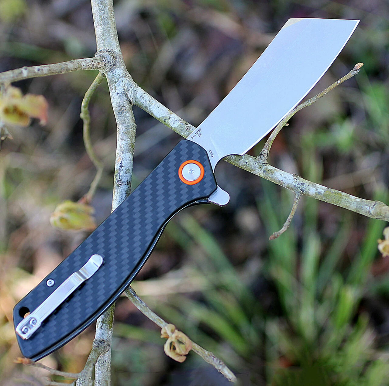 New ✔️ Artisan Cutlery Artisan Tomahawk ATZ1815PCF, 3.75" D2 Plain Blade, Carbon Fiber Handle 👍 2 New ✔️ Artisan Cutlery Artisan Tomahawk ATZ1815PCF, 3.75" D2 Plain Blade, Carbon Fiber Handle 👍 - Image 2