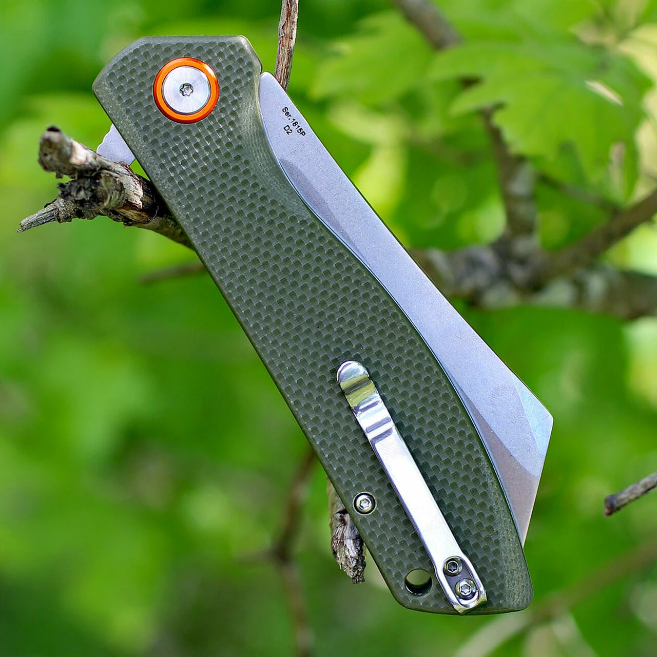 Deals 🛒 Artisan Cutlery Artisan Tomahawk ATZ1815PGNF, 3.75" D2 Plain Blade, Flat Green G-10 Handle ✔️ 4 Deals 🛒 Artisan Cutlery Artisan Tomahawk ATZ1815PGNF, 3.75" D2 Plain Blade, Flat Green G-10 Handle ✔️ - Image 4