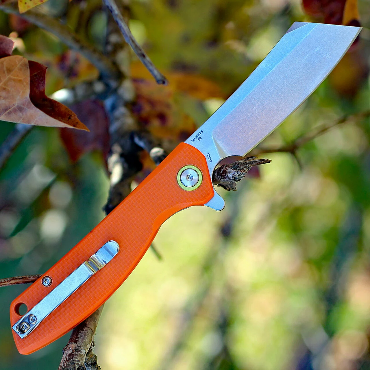 Coupon 👍 Artisan Cutlery Artisan Tomahawk ATZ1815PSOEF, 2.36" D2 Steel Tanto Blade, Orange G10 Handle 🤩 2 Coupon 👍 Artisan Cutlery Artisan Tomahawk ATZ1815PSOEF, 2.36" D2 Steel Tanto Blade, Orange G10 Handle 🤩 - Image 2
