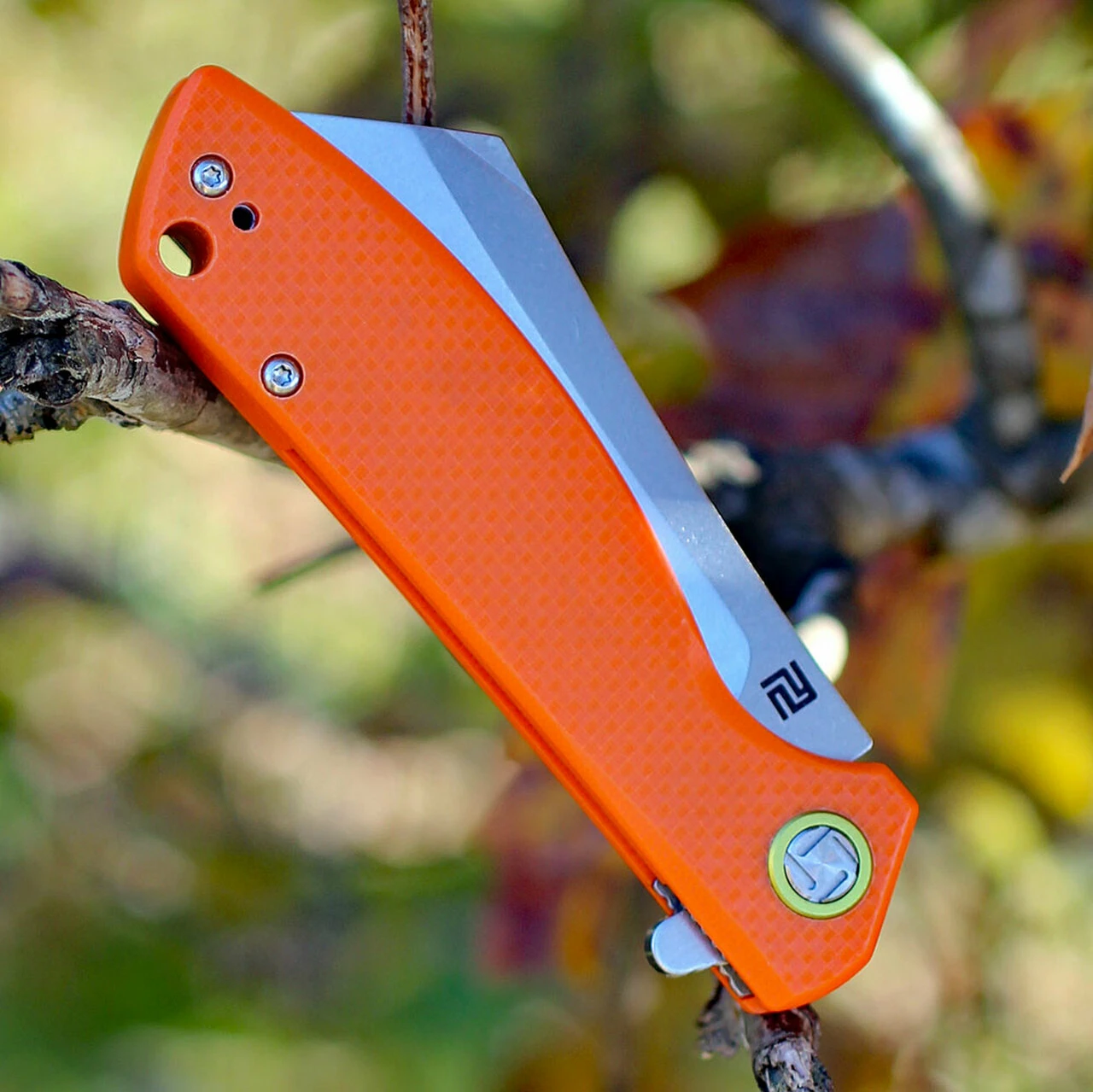 Coupon 👍 Artisan Cutlery Artisan Tomahawk ATZ1815PSOEF, 2.36" D2 Steel Tanto Blade, Orange G10 Handle 🤩 3 Coupon 👍 Artisan Cutlery Artisan Tomahawk ATZ1815PSOEF, 2.36" D2 Steel Tanto Blade, Orange G10 Handle 🤩 - Image 3