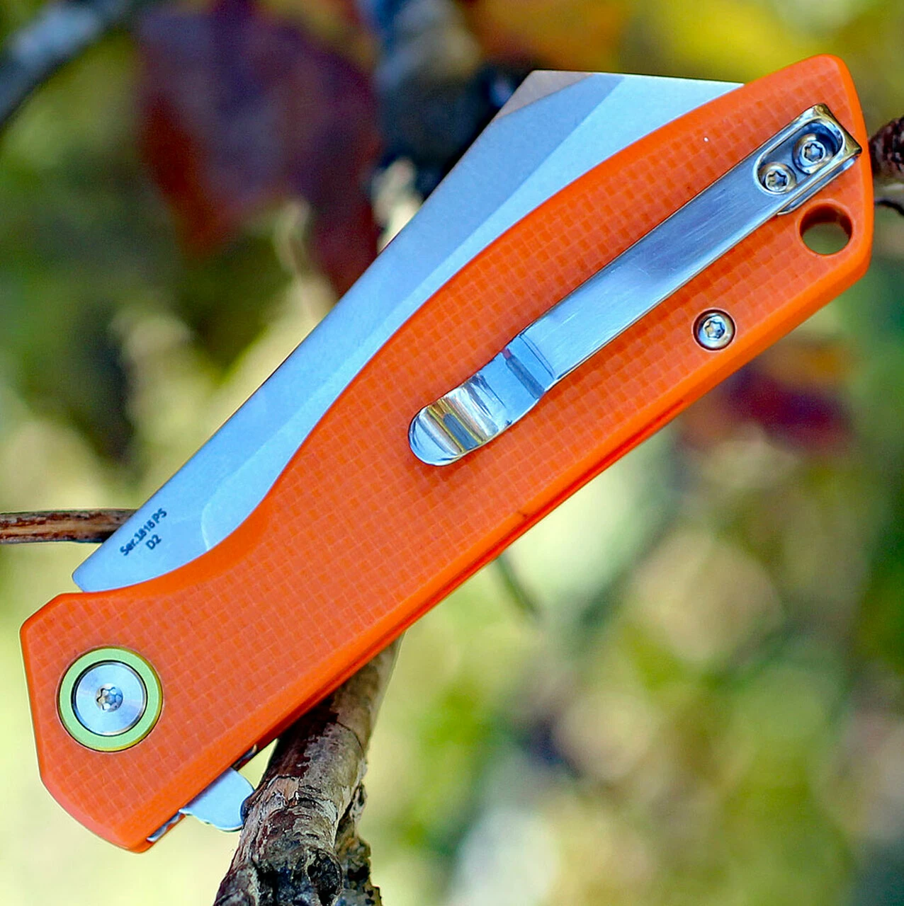 Coupon 👍 Artisan Cutlery Artisan Tomahawk ATZ1815PSOEF, 2.36" D2 Steel Tanto Blade, Orange G10 Handle 🤩 4 Coupon 👍 Artisan Cutlery Artisan Tomahawk ATZ1815PSOEF, 2.36" D2 Steel Tanto Blade, Orange G10 Handle 🤩 - Image 4