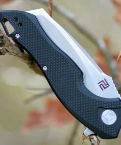 Promo 😍 Artisan Cutlery Artisan Eagle ATZ1816PBKF, 3.46" D2 Steel Tanto Blade, Black D2 Handle 🎁 -Automatic Knives shop 1816pbkf.3 39188.1566586121