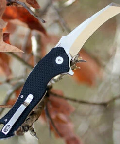 Promo 😍 Artisan Cutlery Artisan Eagle ATZ1816PBKF, 3.46" D2 Steel Tanto Blade, Black D2 Handle 🎁 -Automatic Knives shop 1816pbkf 93517.1566586120