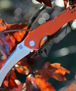 Best deal 🌟 Artisan Cutlery Artisan Eagle ATZ1816POEF, 3.46" D2 Steel Tanto Blade, Orange D2 Handle ⌛