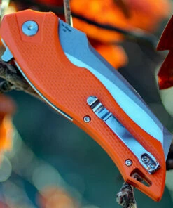 Best deal 🌟 Artisan Cutlery Artisan Eagle ATZ1816POEF, 3.46" D2 Steel Tanto Blade, Orange D2 Handle ⌛ -Automatic Knives shop 1816poef.2 03466.1566586115