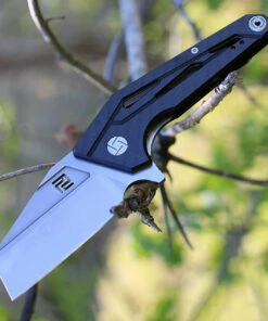 Cheapest ⌛ Artisan Cutlery Artisan Ravine ATZ1819PCF, 2.83" D2 Steel Tanto Blade, Carbon Fiber Handle ✨