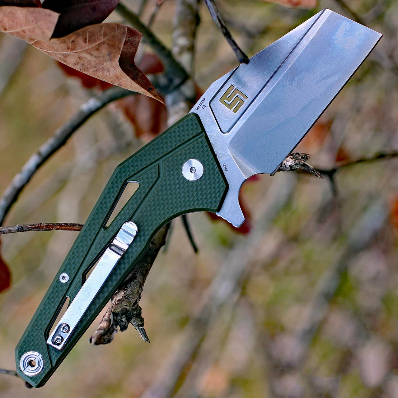 Hot Sale 💯 Artisan Cutlery Artisan Ravine ATZ1819PGN, 2.83" D2 Steel Tanto Blade, Green G10 Handle 🌟 2 Hot Sale 💯 Artisan Cutlery Artisan Ravine ATZ1819PGN, 2.83" D2 Steel Tanto Blade, Green G10 Handle 🌟 - Image 2