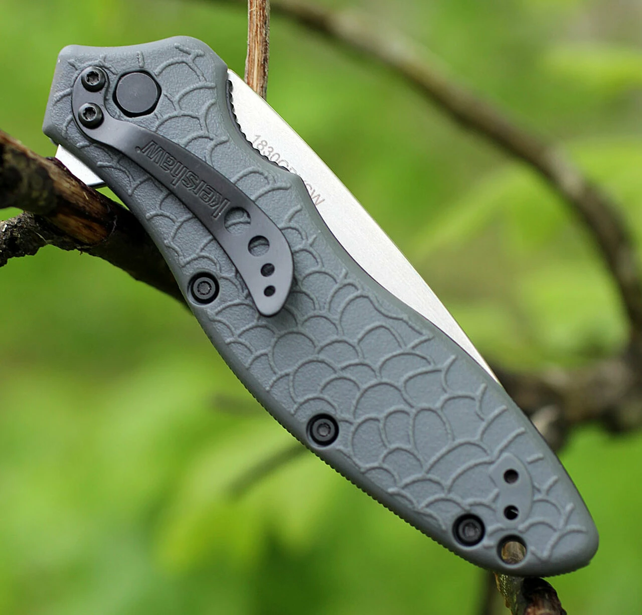 Discount 🎁 Kershaw Knives Kershaw OSO Sweet Speedsafe 1830, 3" Satin 8Cr13MoV SS Blade, Gray GFN Handle ❤️ 3 Discount 🎁 Kershaw Knives Kershaw OSO Sweet Speedsafe 1830, 3" Satin 8Cr13MoV SS Blade, Gray GFN Handle ❤️ - Image 3