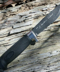 Budget 🔔 Marttiini Knives Marttiini 186026T Basic Skinner, 4" Martef Coated Stainless Blade, Black Rubber Handle 💯