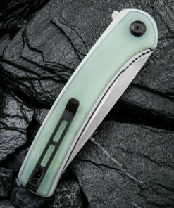 Cheap ⌛ CIVIVI Knives CIVIVI Asticus C2002B, 3.80" D2 Satin Drop Point Plain Blade, Natural (Jade) G-10 Handles 🎁 -Automatic Knives shop 2002B3 54006.1588346080
