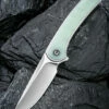 Cheap ⌛ CIVIVI Knives CIVIVI Asticus C2002B, 3.80" D2 Satin Drop Point Plain Blade, Natural (Jade) G-10 Handles 🎁