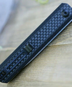 Coupon 🛒 CIVIVI Knives CIVIVI Exarch C2003DS-1, 3.22" Damascus Drop Point Blade, Black G-10 Handles w/Twill Carbon Fiber Overlay 🔔 -Automatic Knives shop 2003DS1.2 12985.1588779556