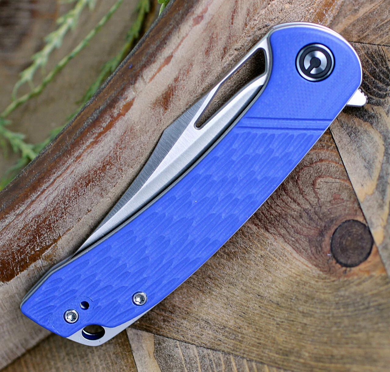 Hot Sale 👏 CIVIVI Knives CIVIVI 🐶 Dogma Linerlock C2005C, 3.46" D2 Satin Plain Blade, Blue G10 Handles 🔥 3 Hot Sale 👏 CIVIVI Knives CIVIVI 🐶 Dogma Linerlock C2005C, 3.46" D2 Satin Plain Blade, Blue G10 Handles 🔥 - Image 3