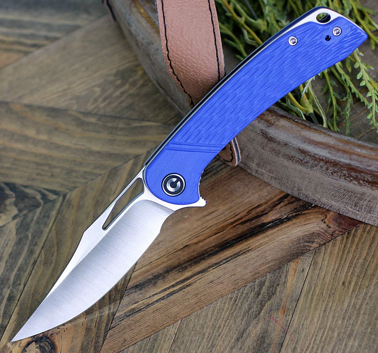 Hot Sale 👏 CIVIVI Knives CIVIVI 🐶 Dogma Linerlock C2005C, 3.46" D2 Satin Plain Blade, Blue G10 Handles 🔥 1 Hot Sale 👏 CIVIVI Knives CIVIVI 🐶 Dogma Linerlock C2005C, 3.46" D2 Satin Plain Blade, Blue G10 Handles 🔥