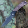 Cheapest 🛒 CIVIVI Knives CIVIVI 🦮 Dogma Linerlock C2005DS-2, 3.46" Damascus Plain Blade, Black /Copper Handles 😍