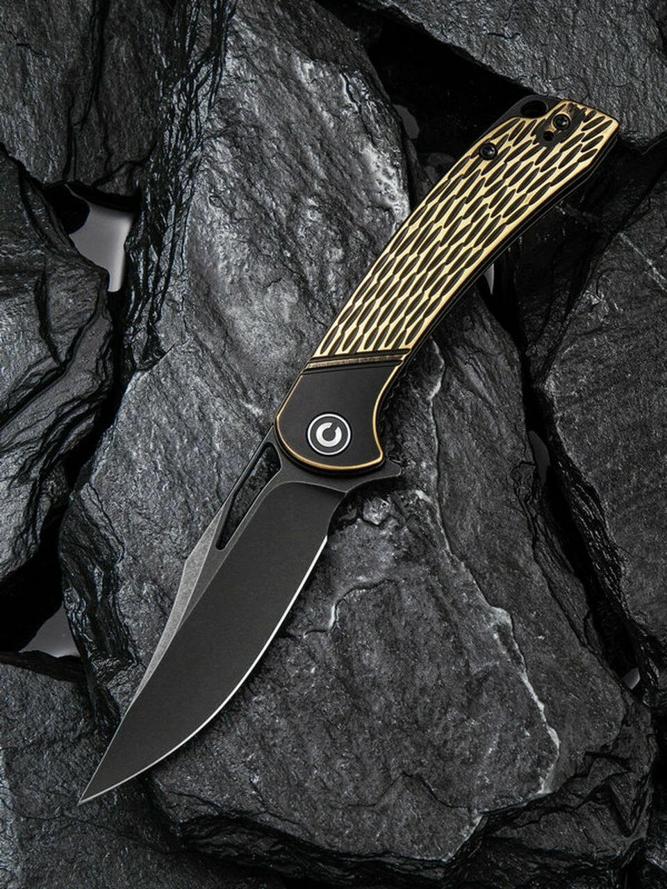 New 🎁 CIVIVI Knives CIVIVI 🦮 Dogma Linerlock C2005E, 3.46" D2 Black Stonewashed Plain Blade, Gold G10 Handles 😀 1 New 🎁 CIVIVI Knives CIVIVI 🦮 Dogma Linerlock C2005E, 3.46" D2 Black Stonewashed Plain Blade, Gold G10 Handles 😀
