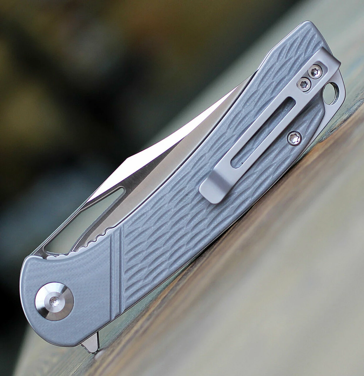 Wholesale ⭐ CIVIVI Knives CIVIVI 🐶 Dogma Linerlock C2005B, 3.46" D2 Satin Plain Blade, Gray G10 Handles 🌟 4 Wholesale ⭐ CIVIVI Knives CIVIVI 🐶 Dogma Linerlock C2005B, 3.46" D2 Satin Plain Blade, Gray G10 Handles 🌟 - Image 4