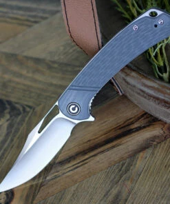 Wholesale ⭐ CIVIVI Knives CIVIVI 🐶 Dogma Linerlock C2005B, 3.46" D2 Satin Plain Blade, Gray G10 Handles 🌟