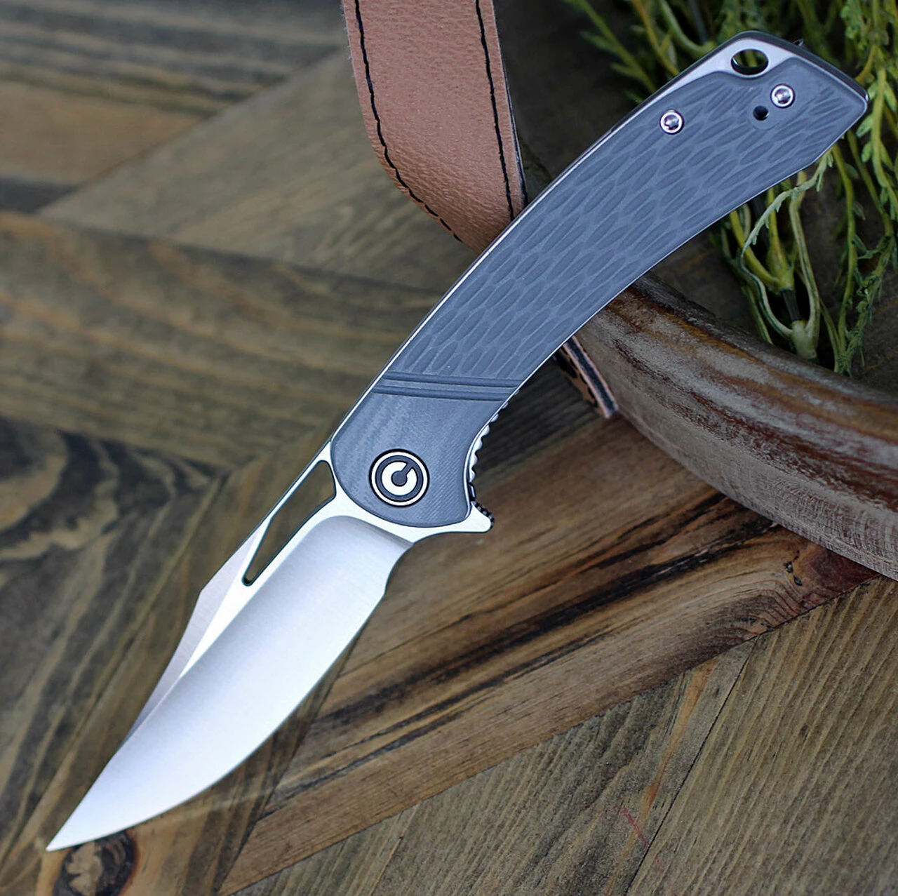 Wholesale ⭐ CIVIVI Knives CIVIVI 🐶 Dogma Linerlock C2005B, 3.46" D2 Satin Plain Blade, Gray G10 Handles 🌟 1 Wholesale ⭐ CIVIVI Knives CIVIVI 🐶 Dogma Linerlock C2005B, 3.46" D2 Satin Plain Blade, Gray G10 Handles 🌟