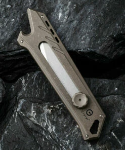 Cheap 💯 CIVIVI Knives CIVIVI Mandate Utility Knife C2007A, 2.12" 9Cr18MoV Stonewashed Blade, Bronze Titanium Handle ❤️ 7 Cheap 💯 CIVIVI Knives CIVIVI Mandate Utility Knife C2007A, 2.12" 9Cr18MoV Stonewashed Blade, Bronze Titanium Handle ❤️ -Automatic Knives shop 2007A.2 85811.1595866083