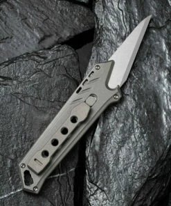 Cheap 🔔 CIVIVI Knives CIVIVI Mandate Utility Knife C2007C, 2.12" 9Cr18MoV Stonewashed Blade, Gray Titanium Handle 🤩 -Automatic Knives shop 2007C.1 95697.1595866450