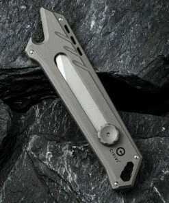 Cheap 🔔 CIVIVI Knives CIVIVI Mandate Utility Knife C2007C, 2.12" 9Cr18MoV Stonewashed Blade, Gray Titanium Handle 🤩 -Automatic Knives shop 2007C.2 93027.1595866450