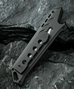 Discount 👏 CIVIVI Knives CIVIVI Mandate Utility Knife C2007D, 2.12" 9Cr18MoV Stonewashed Blade, Black Titanium Handle ❤️ -Automatic Knives shop 2007D.3 61636.1595866594