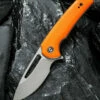 Best reviews of 🎉 CIVIVI Knives CIVIVI Odium C2010B, 2.65" D2 Stonewashed Drop Point Plain Blade, Orange G-10 Handles 🎁