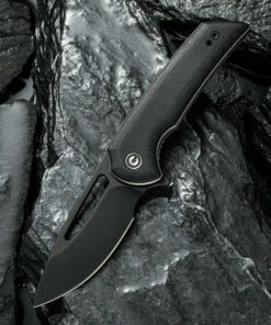 Coupon ✔️ CIVIVI Knives CIVIVI Odium C2010E, 2.65" D2 Black Drop Point Plain Blade, Black G-10 Handles ✨