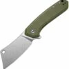 Best Pirce 🧨 CIVIVI Knives CIVIVI Mini Mastodon C2011A, 3" 9Cr18MoV Stonewashed Cleaver Blade, OD Green G-10 Handles 🎉