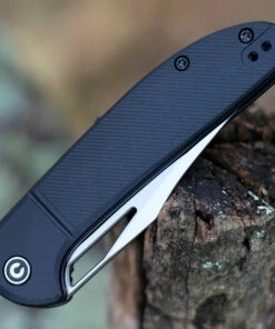 Flash Sale ✨ CIVIVI Knives CIVIVI Ortis C2013B, 3.25" 9Cr18MoV Satin Clip Point Plain Blade, Black FRN Handles 😀 -Automatic Knives shop 2013B.2 26645.1603208101