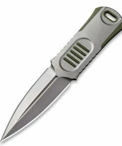 Best Sale ✔️ WE Knife Co. Oss Dagger Neck Knife 2017A, 2.22" CPM-20CV Stonewashed Dagger, OD Green G-10 Handle ⌛