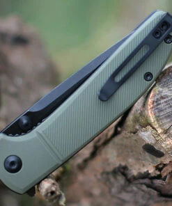 Promo 👍 CIVIVI Knives CIVIVI Badlands Vagabond Flipper C2019B, 3.25" 9Cr18MoV Black Stonewashed Blade, OD Green GRN Handle ❤️ -Automatic Knives shop 2019B.3 00447.1608761499