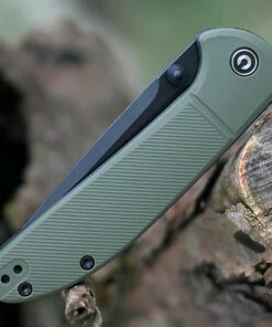 Promo 👍 CIVIVI Knives CIVIVI Badlands Vagabond Flipper C2019B, 3.25" 9Cr18MoV Black Stonewashed Blade, OD Green GRN Handle ❤️ -Automatic Knives shop 2019B.4 31144.1608761500