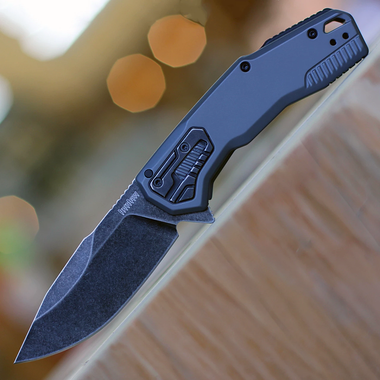 Flash Sale 🌟 Kershaw Knives Kershaw 2061 Cannonball, 3.5" D2 BlackWashed Plain Blade, Gray PVD SS Handle ⌛ 1 Flash Sale 🌟 Kershaw Knives Kershaw 2061 Cannonball, 3.5" D2 BlackWashed Plain Blade, Gray PVD SS Handle ⌛