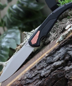 Outlet ✨ Kershaw Knives Kershaw Strata XL 2077, 5.4" D2 Steel Bead-blasted Blade, Black G-10/ Stainless Steel Handle 🎉