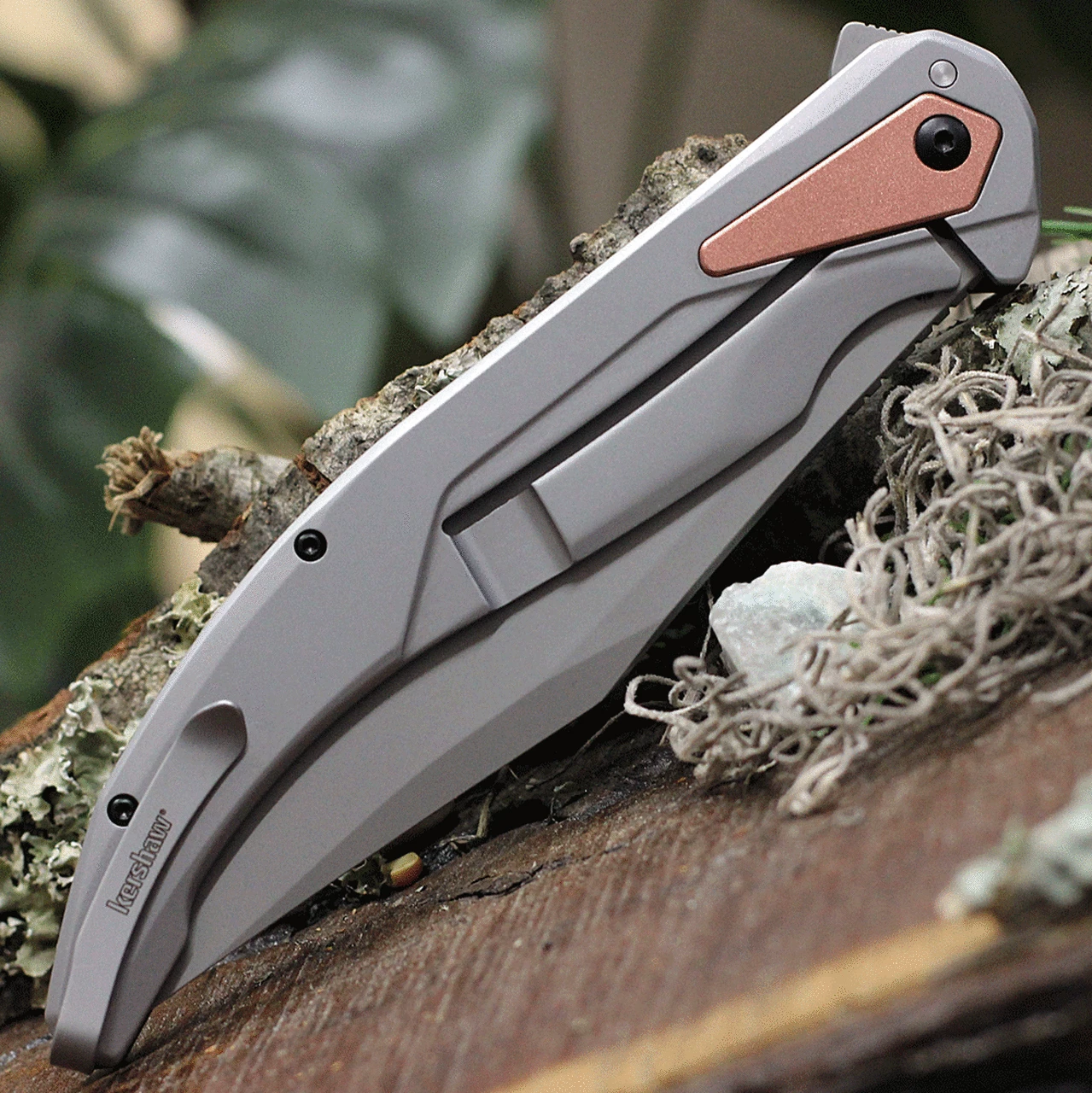 Outlet ✨ Kershaw Knives Kershaw Strata XL 2077, 5.4" D2 Steel Bead-blasted Blade, Black G-10/ Stainless Steel Handle 🎉 4 Outlet ✨ Kershaw Knives Kershaw Strata XL 2077, 5.4" D2 Steel Bead-blasted Blade, Black G-10/ Stainless Steel Handle 🎉 - Image 4