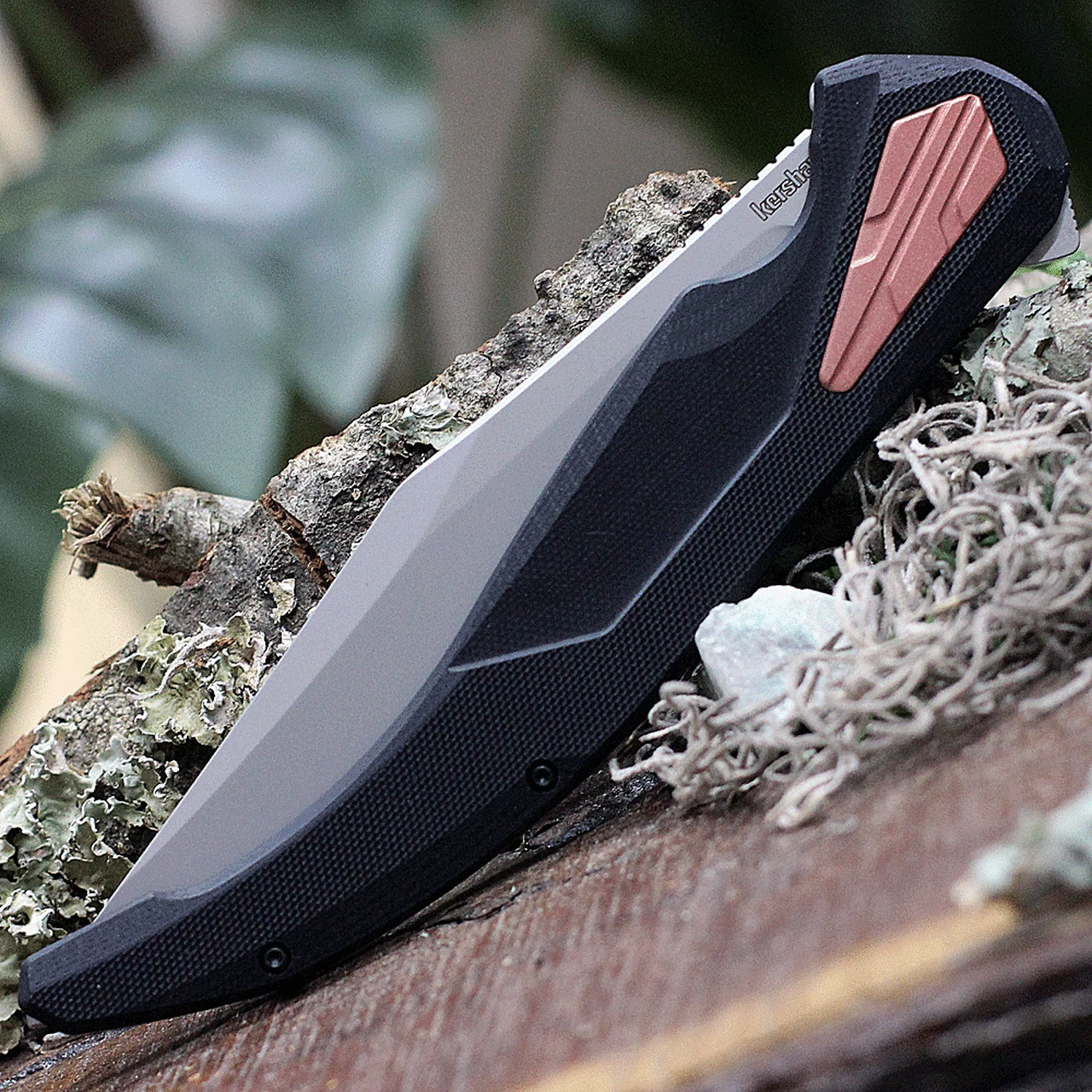 Outlet ✨ Kershaw Knives Kershaw Strata XL 2077, 5.4" D2 Steel Bead-blasted Blade, Black G-10/ Stainless Steel Handle 🎉 3 Outlet ✨ Kershaw Knives Kershaw Strata XL 2077, 5.4" D2 Steel Bead-blasted Blade, Black G-10/ Stainless Steel Handle 🎉 - Image 3