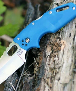 Best Pirce 🌟 Cold Steel CS20LTB Tuff Lite, 2.5" AUS 8A SS Plain Blade, Blue Grivory Handle ⌛