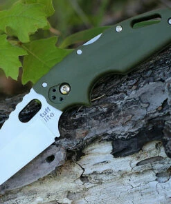 Budget 👏 Cold Steel CS20LTG Tuff Lite, 2.5" AUS 8A SS Plain Blade, OD Green Grivory Handle 👏